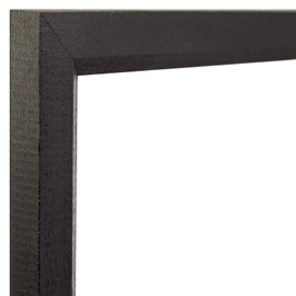 Craig Frames 7171610BK 14 by 20-Inch Poster Frame, Wood Grain Finish, 0.825-Inch Wide, Solid Black