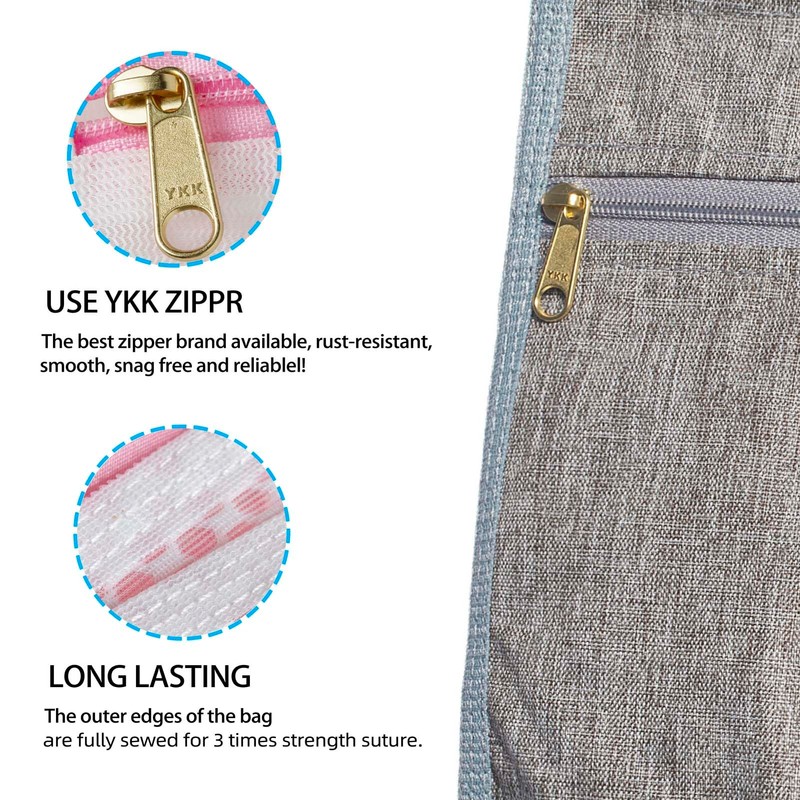 Laundry Clothespin Bag for Clothesline Outdoor, Clothes pin Bag with