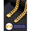 Bandmax Thick Cuban Link Chain Necklace for Men 12mm Wide