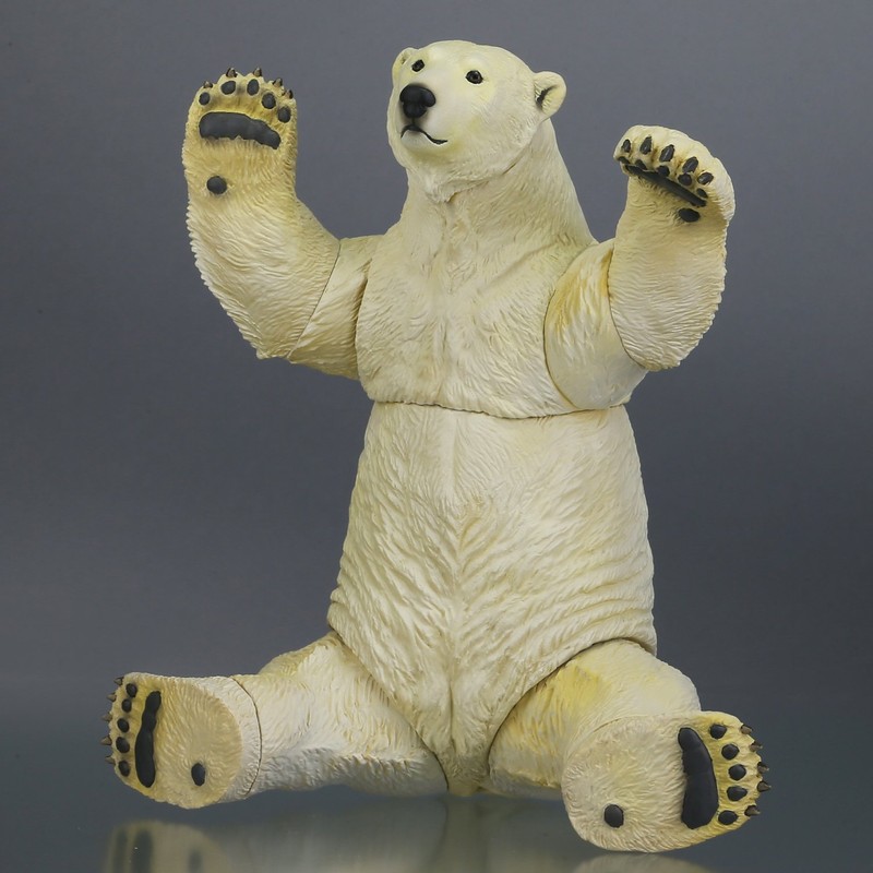 Sofubi Toy Box 009 Polar Bear Polar Bear Non-Scale Painted