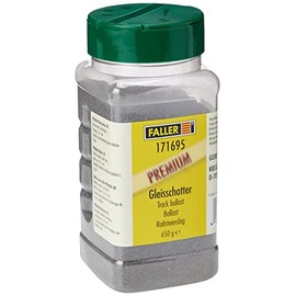 FALLER 171695 Premium Track Ballast 500 ml Dark Grey (for C Track)