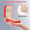 LETURE 3 Pieces Small Jewelry Box Organizer for Travel, Portable