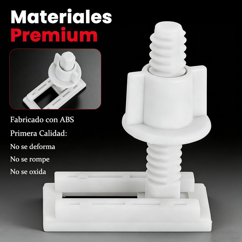 4 piezas Tornillos para Asiento de Inodoro, Tornillos de Anclaje