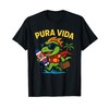 Pura Vida Cute Superhero Basilisk Costa Rica Vacation Surf T-Shirt
