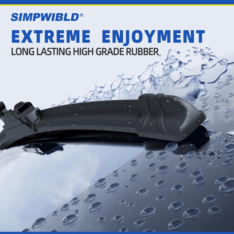 SIMPWIBLD 3 wipers Replacement for 2016-2022 Honda Pilot Windshield Wiper
