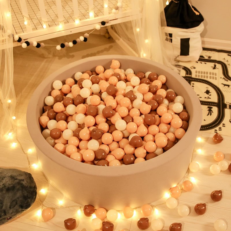 GOGOSO Bear Shape Ball Pit Balls 100pcs, Ball Pool Balls