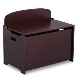 Delta Children MySize Deluxe Toy Box, Dark Chocolate
