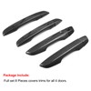 Door Handle Trim Cover Carbon Fiber Style Decoration Fit for