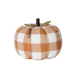 Collins Painting Plush Pumpkin Figurine (Orange & White, Extra Large, 8in),CF-2146