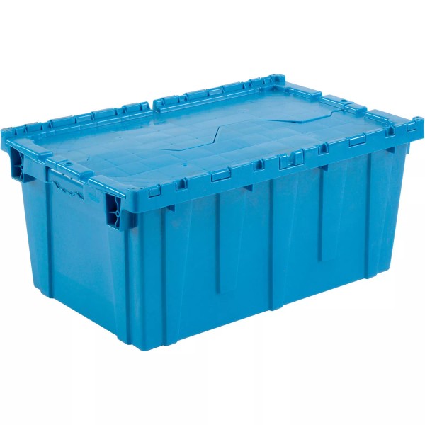 Global Industrial Distribution Container With Hinged Lid 27-3/16x16-5/8