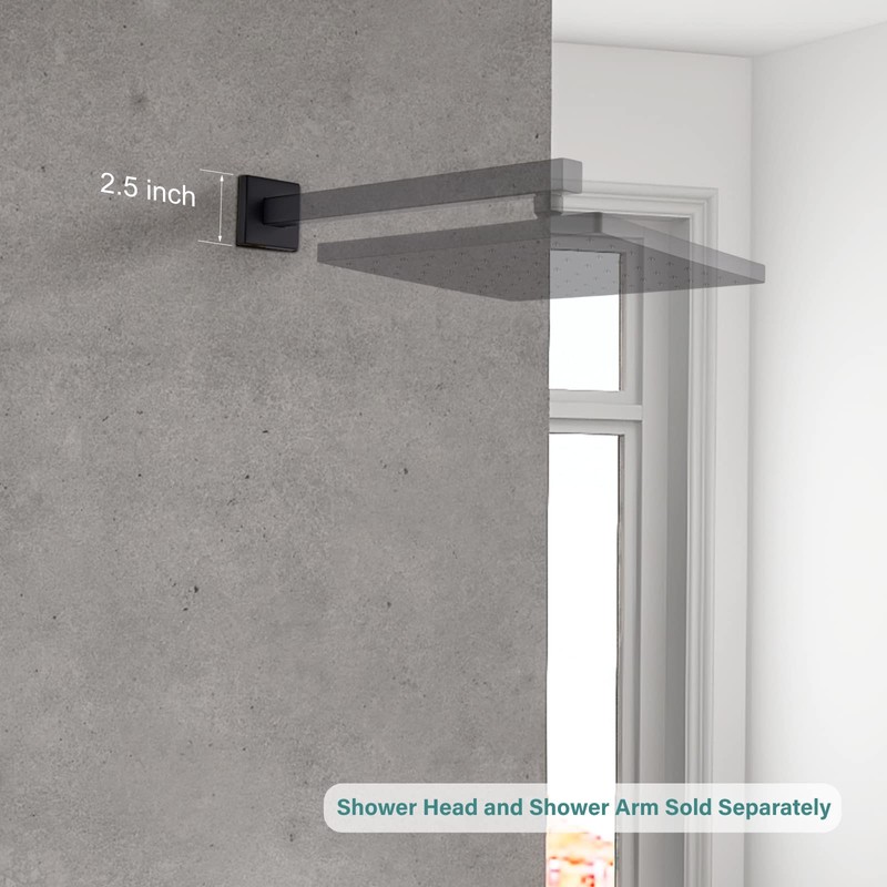 Heyalan Shower Arm Flange Plate, 1pc Modern Shower Escutcheon Cover