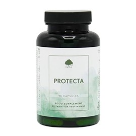 G&G Vitamins Protecta Immune Formula Supplement | 90 Vegetarian Capsules | Contributes Towards The Normal Function of The Immune System | Vitamin A, B, C, D | Mineral Complex | G&G Vitamins