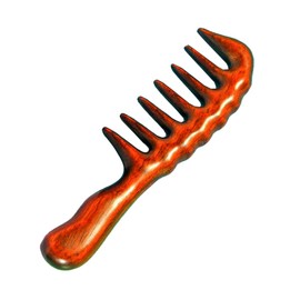 Healvian 1pc Natural Wide Tooth Massage Comb for Women Static Hair Styling Tool High-density Hairbrush for Scalp Care and Relaxation