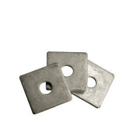 3/4" Square Plate Washer Hot Dip Galvanized (HDG) (Quantity: 65 pcs) - OD: 2-3/4" inch, Thickness: 0.315 inch