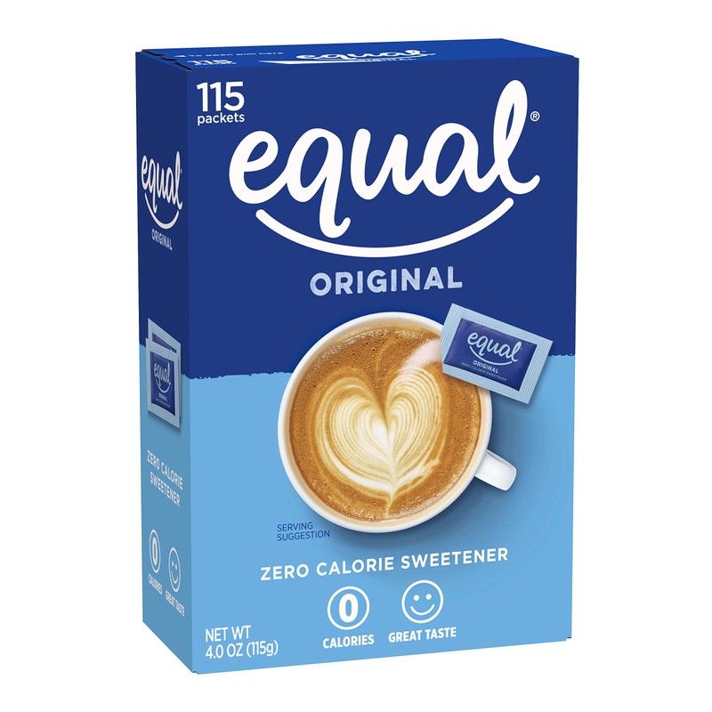 EQUAL 0 Calorie Sweetener, Aspartame and Acesulfame-K Sweetener Packets, Zero