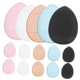 Healeved 15pcs Makeup Puff Soft Finger Powder Sponge for Foundation and Concealer Portable Beauty Tools for -ups and Precise Application
