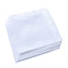 Men's Pure Cotton Handkerchief White Hankies