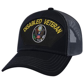 Military Productions Disabled Veteran Mesh Back Cap