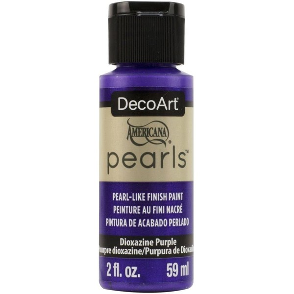Deco Art Pearls Paint 2OZ DIOX, Dioxazine Purple, One Size