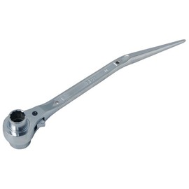 Top Industry (TOP) Ratchet Wrench, Tatsuya Model, Total Polished Tobi Specifications, Kyokushino, 0.7 x 0.8 inches (17 x 21 mm), Scaffolding, Housing, Tobi Tools, RM-17x21N-BT-SV, Tsubamesanjo, Made