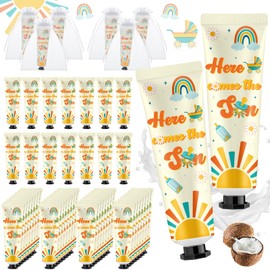 Swiffen 48 Sets Here Comes The Son Hand Cream Gifts Bulk Baby Shower Hand Cream Travel Size Lotion Bulk Son Party Supplies Favors Birthday for Guest