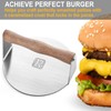 RTT Stainless Steel Burger Press-Engraved Letter Customized Gift idea,6 inch
