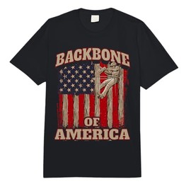 Backbone of America Arborist Tree Surgeon Lumberjack Logger Comfort Colors Adult Heavyweight T-Shirt