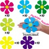Outus 60 Pieces Flower Shaped Cutouts 60s 70s 80s Mini
