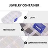EXCEART 3 Pieces Assortment Box Small Sorting Boxes Plastic Transparent