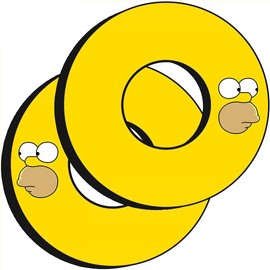 Gripdonuts.com® Premium MX Grip Donuts for Dirt Bike Motorcycle BMX - Homer