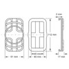 KS Tools 160.0561 Rubber Pad 33 for MAHA/Rotary/AC Lifts 112