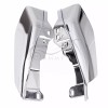 Unbranded Chrome Mid-Frame Air Deflector Heat Shield For Harley Ultra