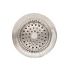 Westbrass D2165-07 Post Style Large Kitchen Basket Strainer with Waste