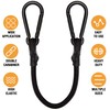 Rugtol Tensioning Elastic Strap with Carabiner, Expander with Carabiner Hook,
