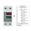 Digital Display 2P Voltage Protector Automatic Reset Under Over Voltage