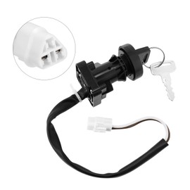 M MATI 27005-1229 Ignition Key Switch for Kawasaki Prairie 300 360 2000-2013 Prairie 400 1999-2002 KFX450R 2008-2014 Bayou 300 2004-2005