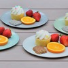 Youngever 9 Pack 20CM Re-usable Plastic Plates, Small Plates, Salad