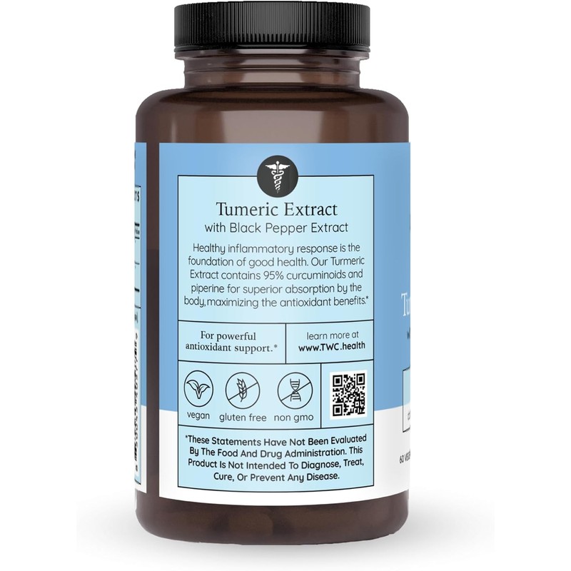 Turmeric Extract – Healthy Inflammatory Response - Potent Curcumin Plus