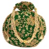Indian Ethnic Pink Potli Bag Ladies Handbag Clutch for Bridal