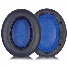 WH-XB910N Earpads Replacement Ear Pads Protein Leather Cushions Cover Repair Parts Compatible with Sony WH-XB910N Wireless Extra BASS Noise Canceling Over-Ear Headphones (Blue)