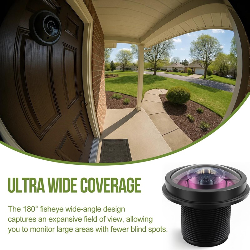 Fisheye Wide Angle Lens for Camera - Tensso 1.8mm IR