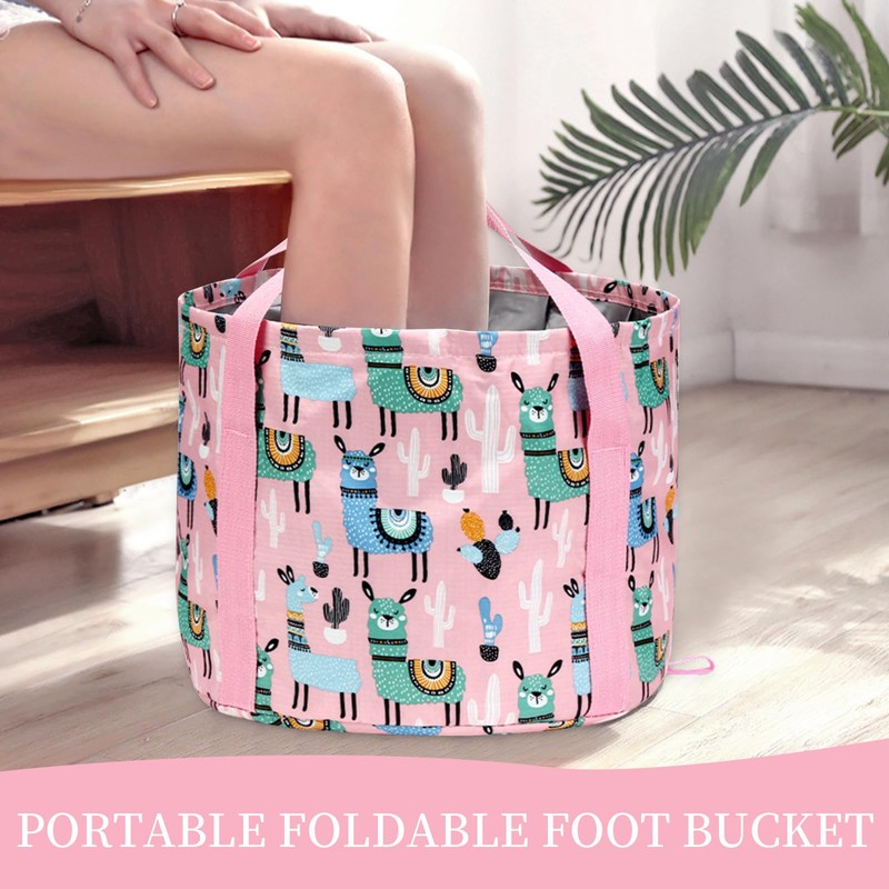 Collapsible Foot Soaking Bucket Portable Travel Foot Bathtub Collapsible Water