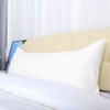 sourcing map Bolster Pillowcases 20"x48" Satin Silky Body Pillowcase for