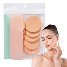 12 Pcs Makeup Sponges, Round Latex Sponges, Washable CosmeticSponges, Round Reusable Face PaintingSponges, Foam SpongesSuitable for Foundation, BB Cream, Powder, Concealer, Liquid Makeup