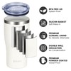 MUCR 17 oz Ceramic Lined Travel Tumbler with Cleaning Brush,