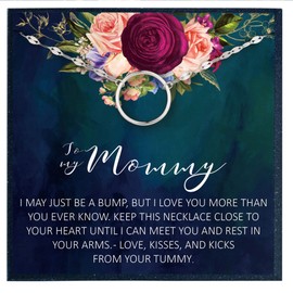 New Mommy Bracelet Baby Bump Gift for New Mom Gift Jewelry Gift for First Time Mom Pregnancy Gift for Mom to be Gift for Wife Pregnant Gift Expecting Mom Gift