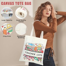 INSYOHO Teacher Appreciation Gifts - Teachers Gifts for Women with Thermos, Acrylic Decoration - Unique Gift for Teacher Female Educators, End of Year, Retirement, Christmas