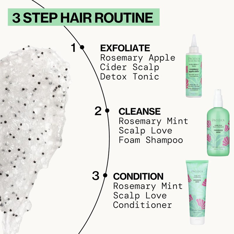 Exfoliante para cuero cabelludo Pacifica Desintoxicante de Romero – 687735641502