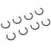 10pcs Retaining Clip Rings, Rubber Roller Resolution for Cricut Maker,