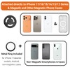 YKI 17mm Magnetic Phone Mount Adapter Compatible with Mag Safe,